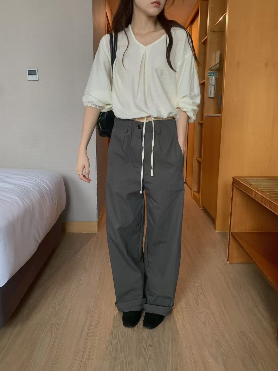 PROPER 프로퍼韓國直郵㊣女士新款推薦時尚人氣25秋冬休閑褲PROPER 프로퍼休閑褲圖色2