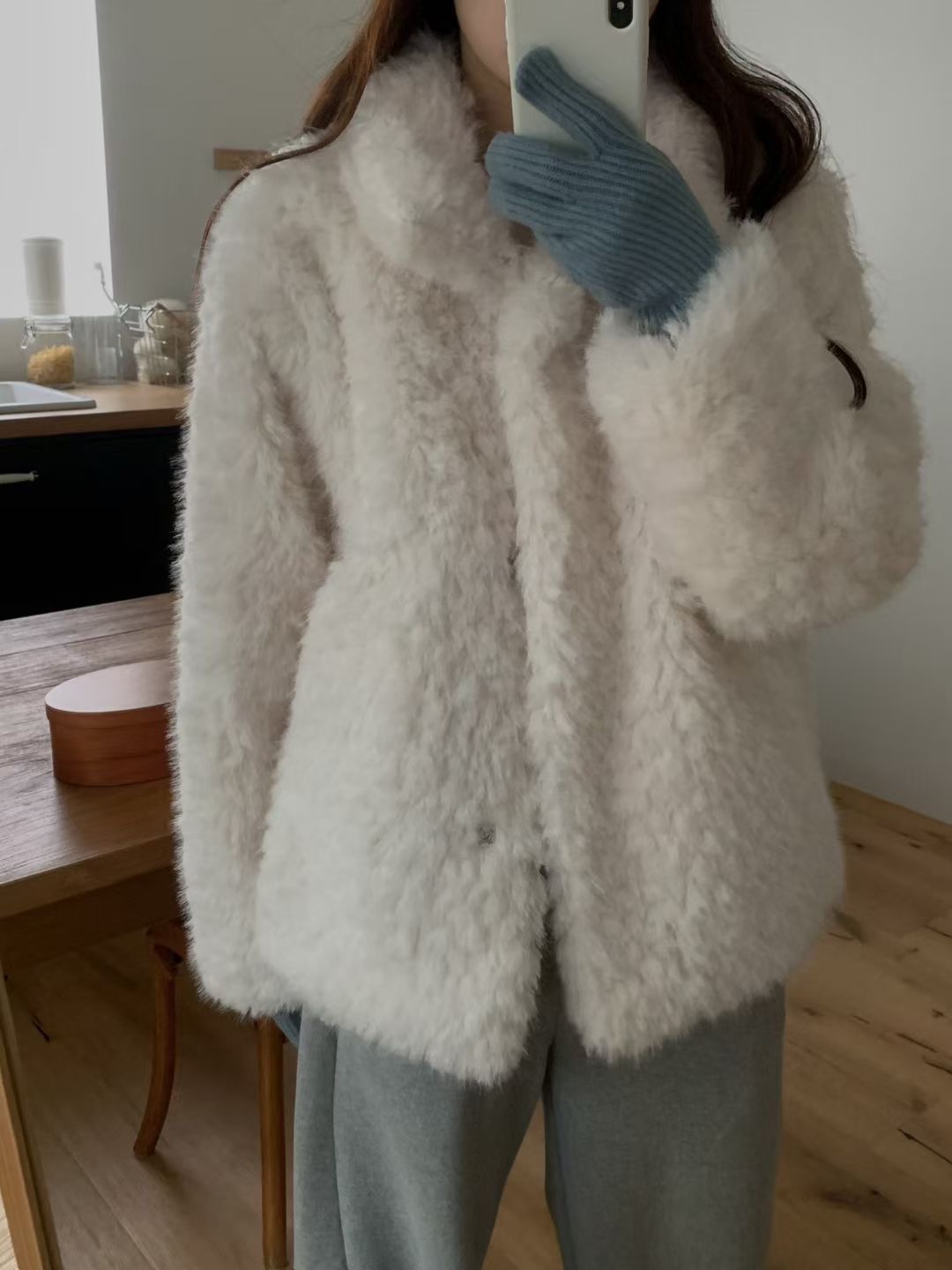 PROPER 프로퍼東大門㊣代購女士新品休閑職業人氣短款大衣PROPER 프로퍼短款大衣圖色2