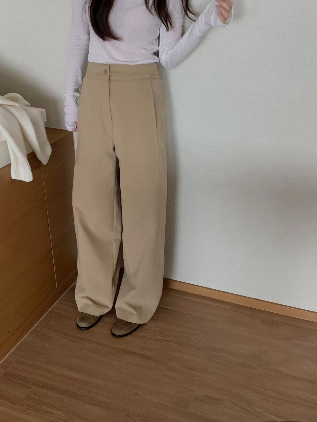 PROPER 프로퍼東大門㊣實拍女士新款人氣真品職業推薦牛仔褲PROPER 프로퍼牛仔褲圖色2