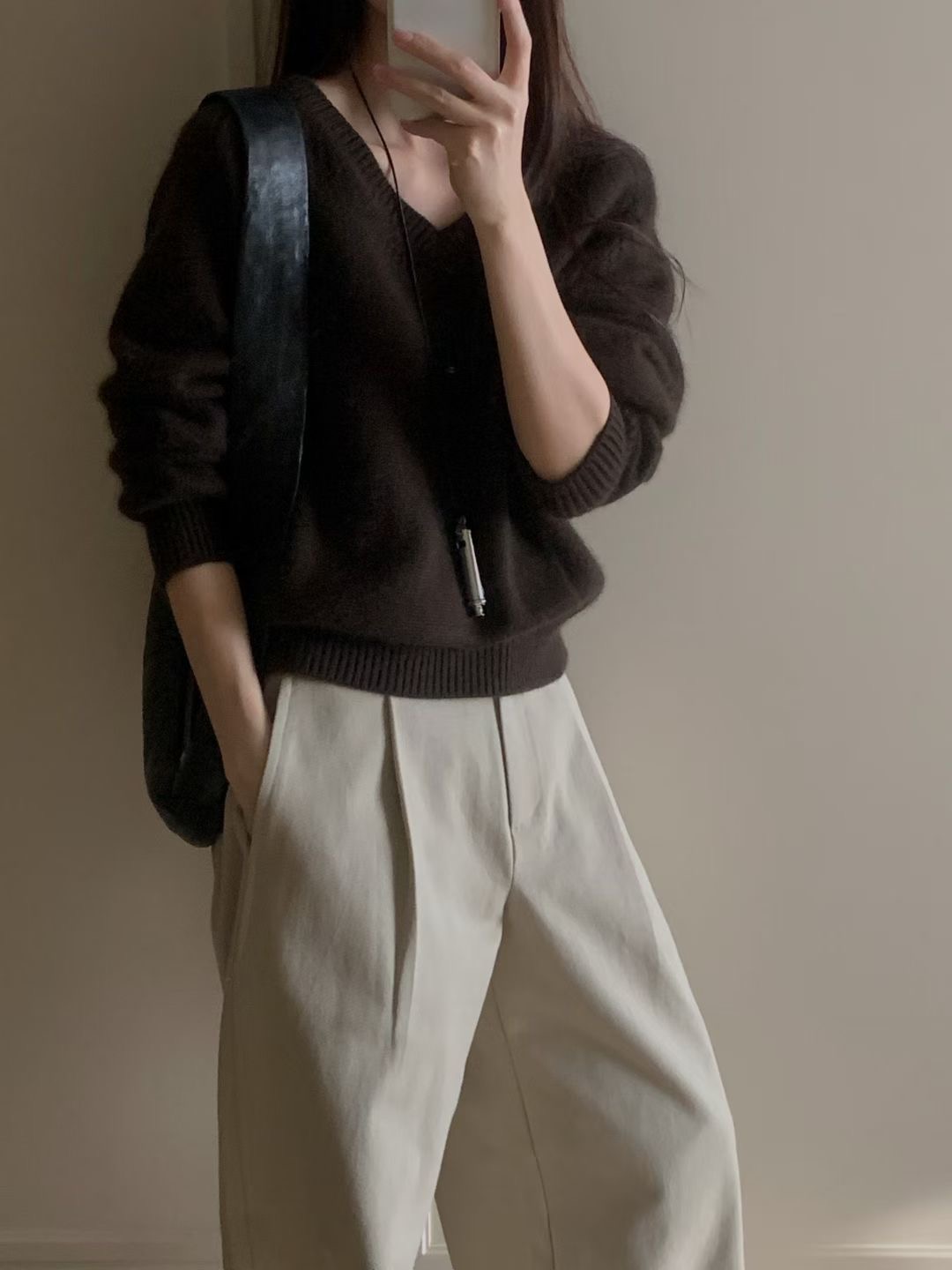 PROPER 프로퍼韓國直郵㊣女裝新款熱賣休閑職業25秋冬針織衫PROPER 프로퍼針織衫圖色4