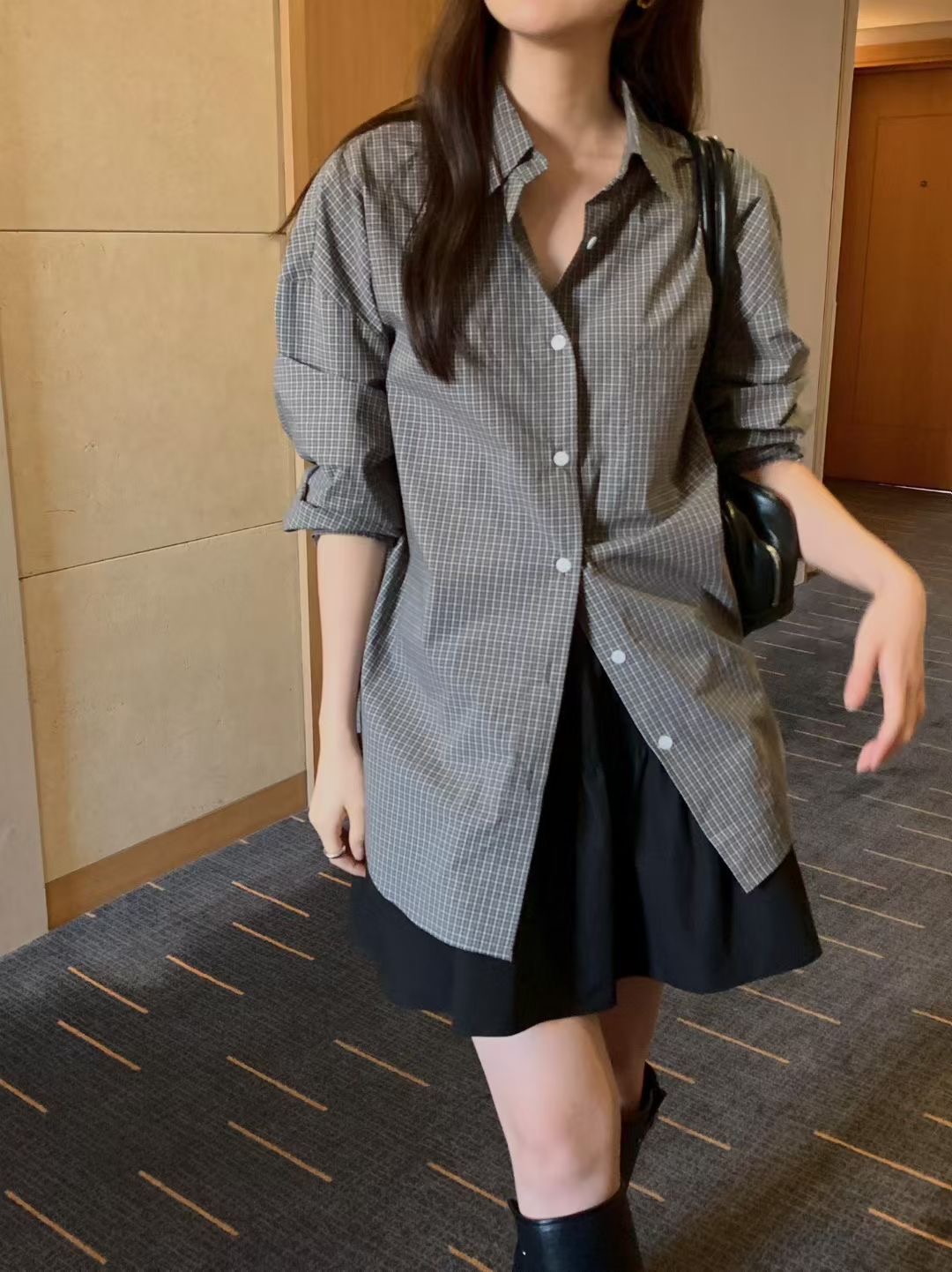 PROPER 프로퍼東大門㊣直郵女裝新品職業熱賣人氣襯衫蕾絲衫PROPER 프로퍼襯衫/蕾絲衫圖色1