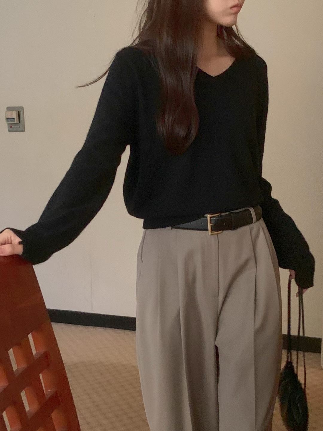 PROPER 프로퍼東大門㊣直郵女裝新品人氣熱賣推薦真品針織衫PROPER 프로퍼針織衫圖色3