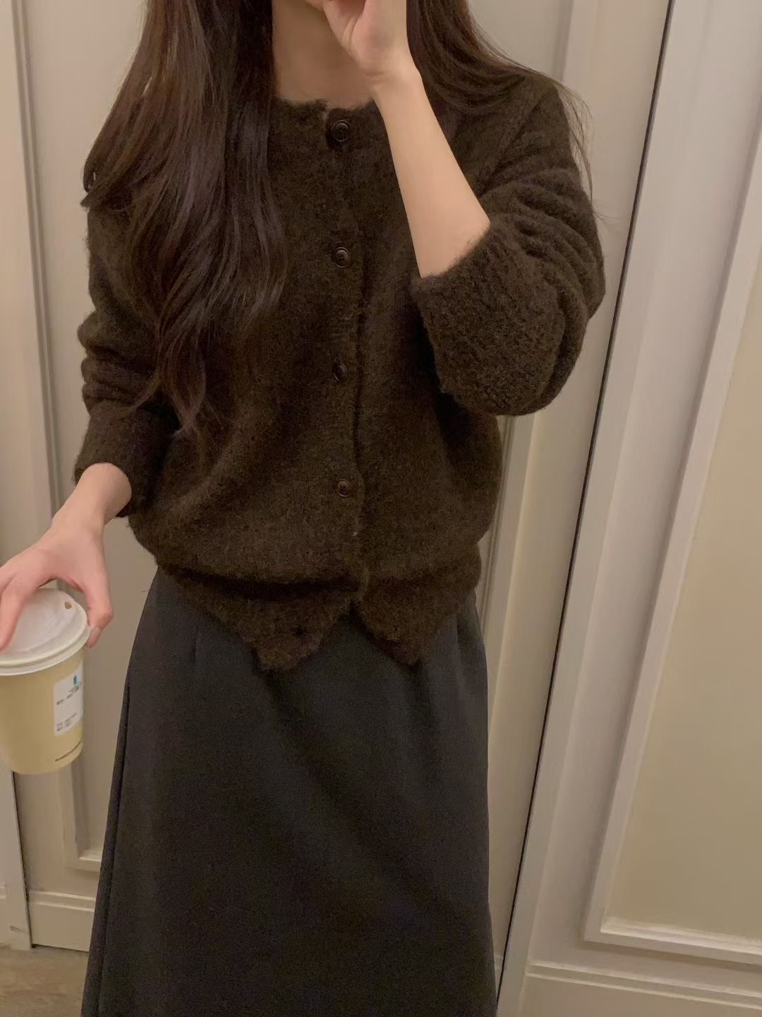 PROPER 프로퍼東大門㊣代購女士新品25秋冬職業真品針織衫PROPER 프로퍼針織衫圖色2