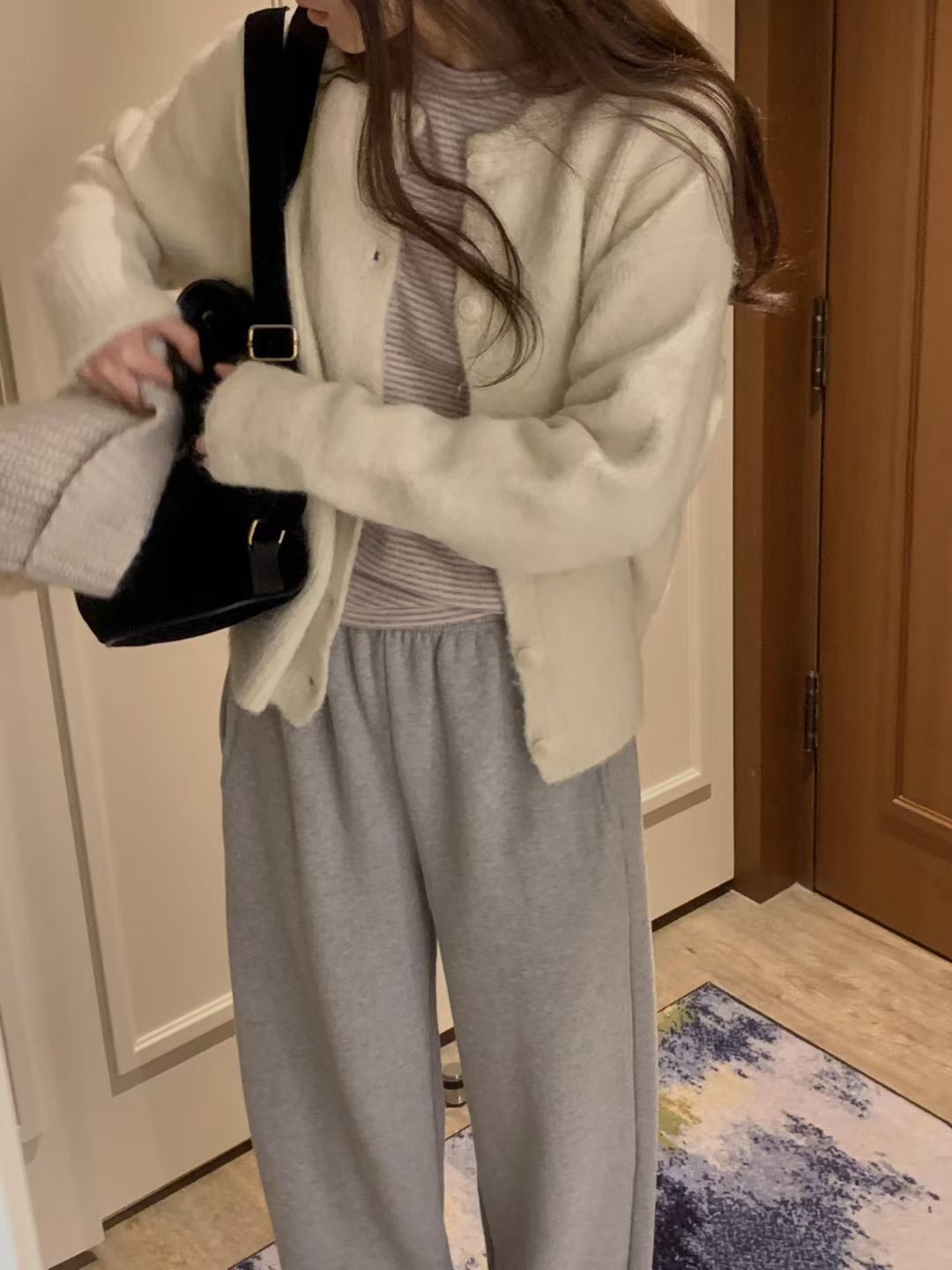 PROPER 프로퍼東大門㊣代購女士新品25秋冬職業真品針織衫PROPER 프로퍼針織衫圖色3