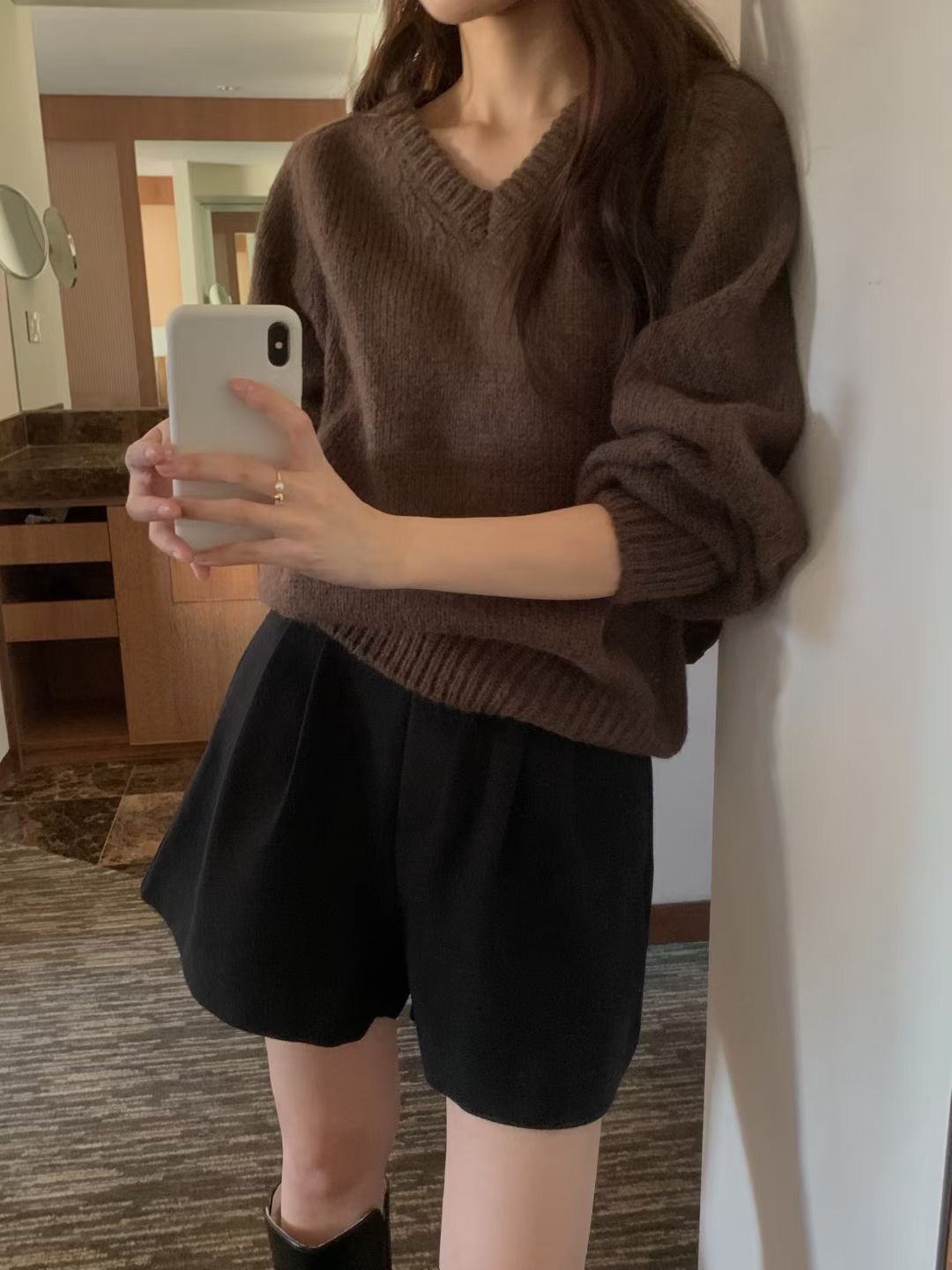 PROPER 프로퍼韓國直郵㊣女裝新款熱賣推薦真品人氣針織衫PROPER 프로퍼針織衫圖色1