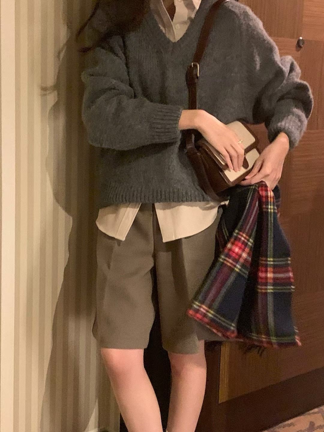 PROPER 프로퍼東大門㊣直郵女裝新款休閑時尚推薦職業針織衫PROPER 프로퍼針織衫圖色3