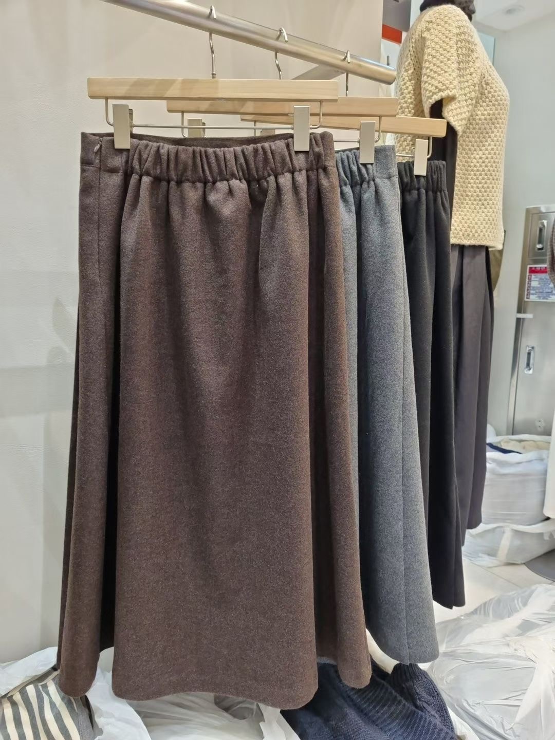 ALLU東大門㊣實拍女士新款推薦職業25秋冬真品休閑人氣長裙ALLU長裙