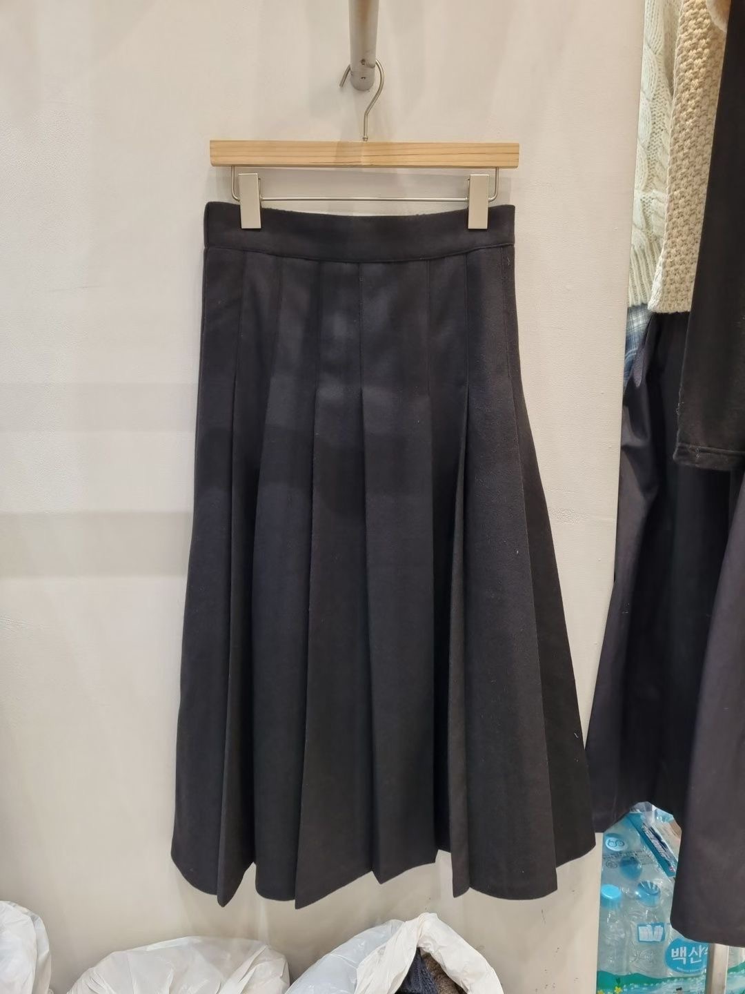 ALLU東大門㊣實拍女士新款推薦職業25秋冬真品休閑人氣長裙ALLU長裙圖色3