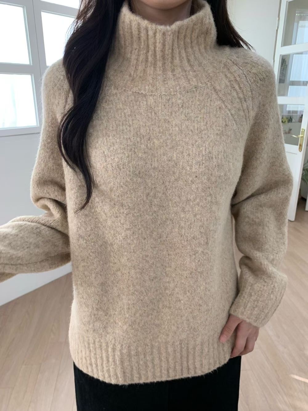 ALLU東大門㊣直郵女裝新品25秋冬人氣職業時尚熱賣推薦針織衫ALLU針織衫圖色3