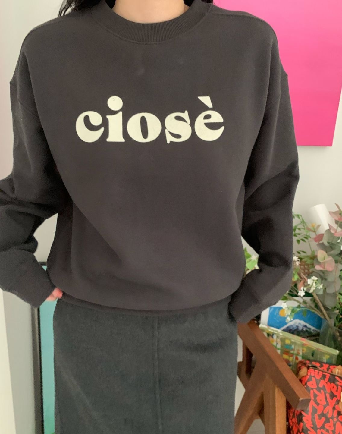 ALLU韓國直郵㊣女裝新款推薦熱賣人氣時尚職業休閑25秋冬衛衣ALLU衛衣圖色3