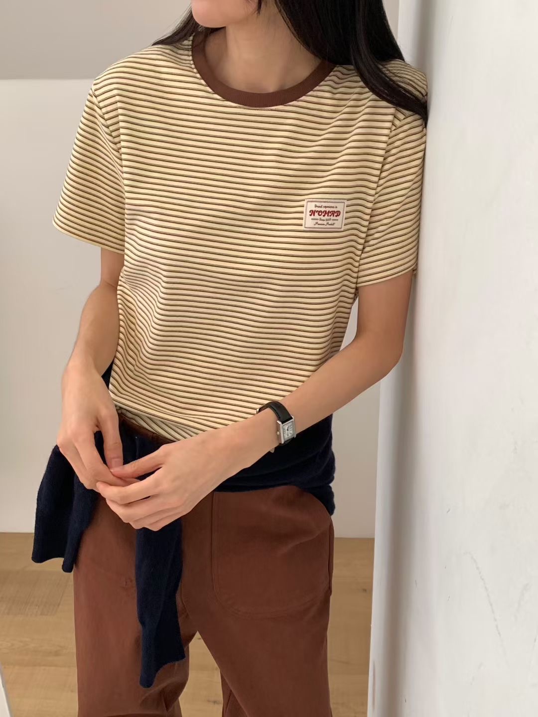 NOMAD東大門㊣實拍女士新款職業人氣時尚25秋冬真品休閑T恤NOMADT恤圖色1