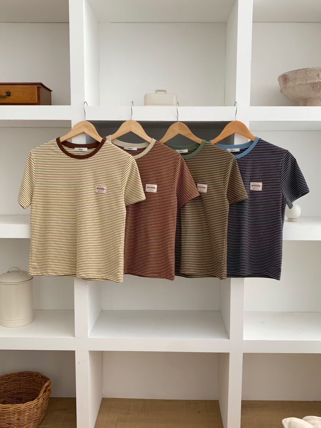 NOMAD東大門㊣實拍女士新款職業人氣時尚25秋冬真品休閑T恤NOMADT恤圖色4左四色