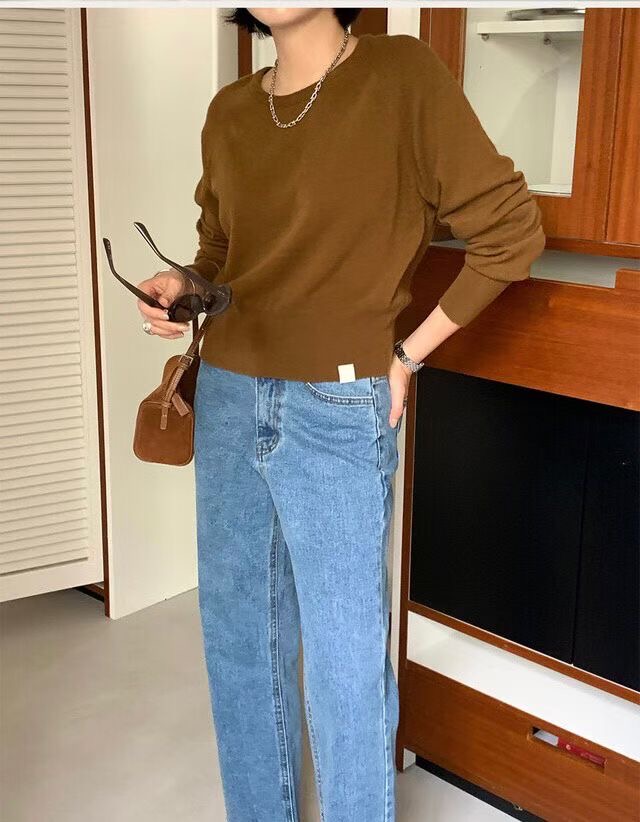 NOMAD東大門㊣實拍女裝新款推薦時尚人氣25秋冬真品休閑針織衫NOMAD針織衫圖色5