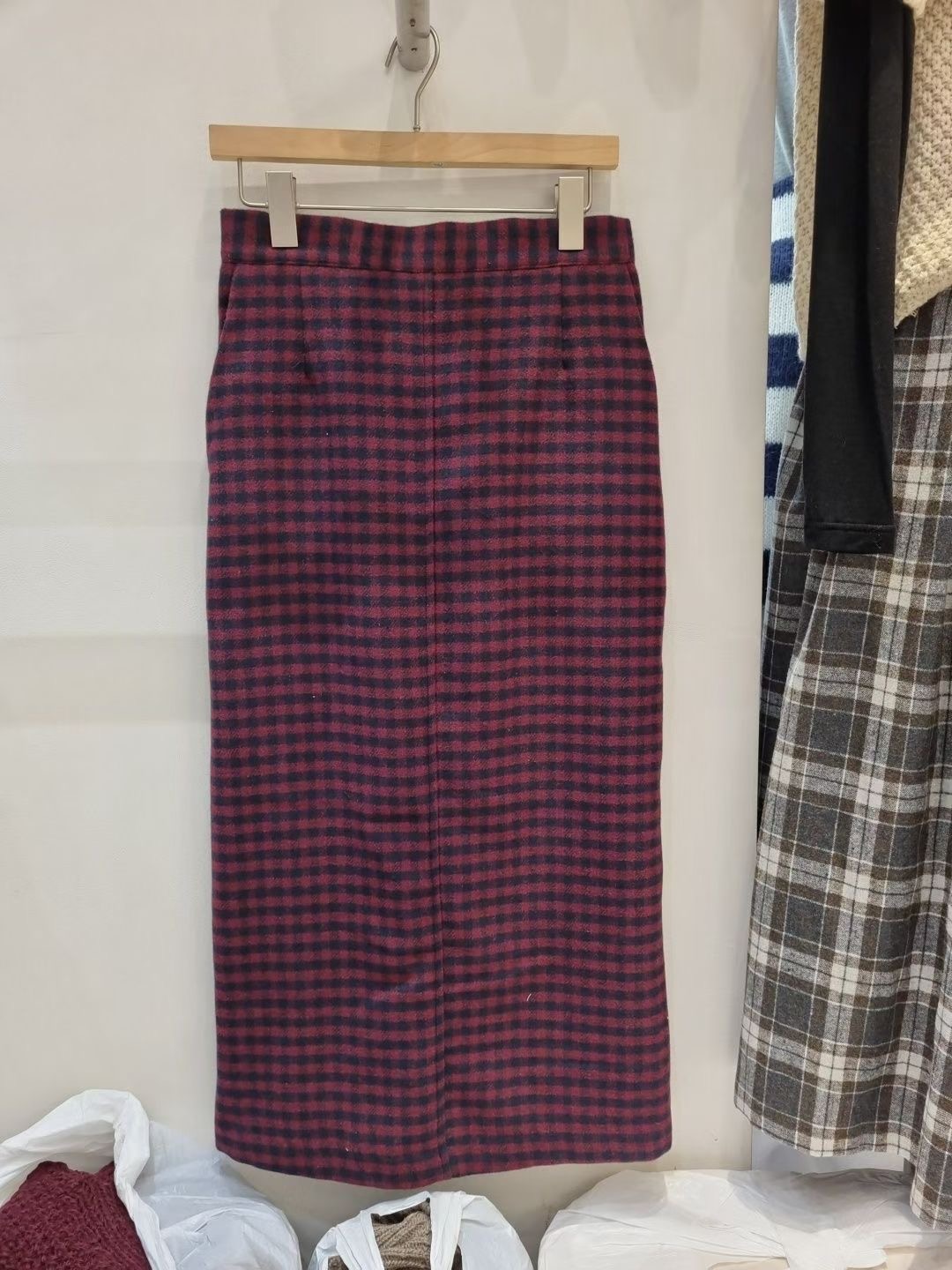 ALLU韓國代購㊣女裝新款推薦職業熱賣人氣25秋冬休閑時尚長裙ALLU長裙圖色2