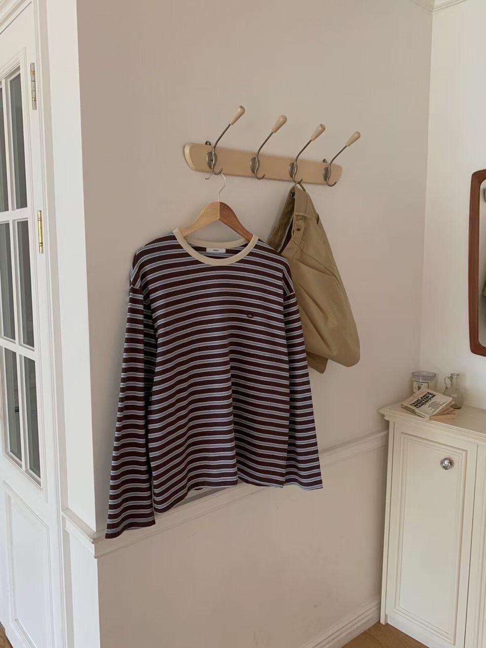 NOMAD韓國直郵㊣女裝新款熱賣25秋冬人氣推薦真品職業長袖T恤NOMAD長袖T恤圖色1