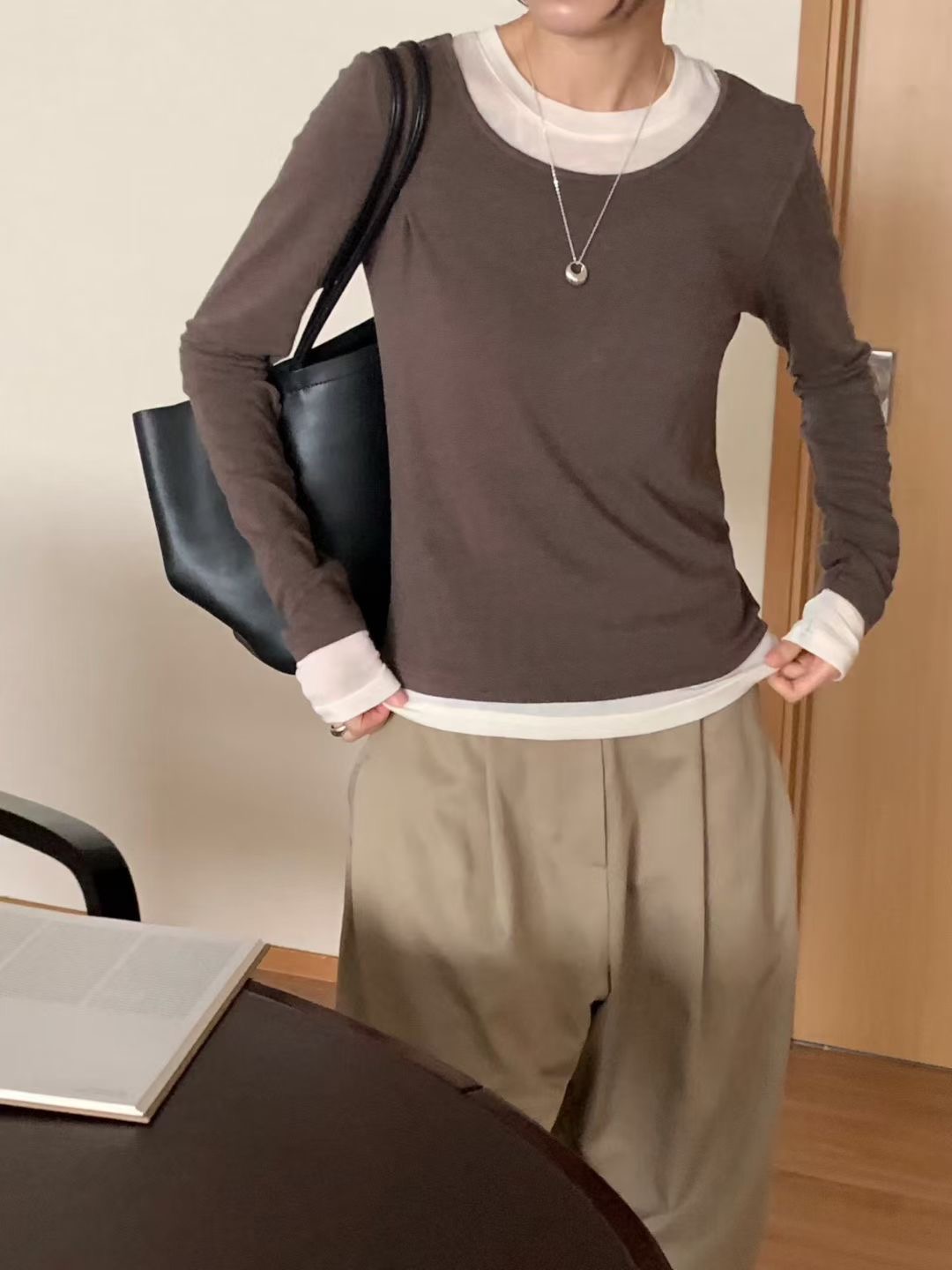 NOMAD東大門㊣直郵女士新品推薦熱賣職業真品人氣時尚長袖T恤NOMAD長袖T恤圖色2