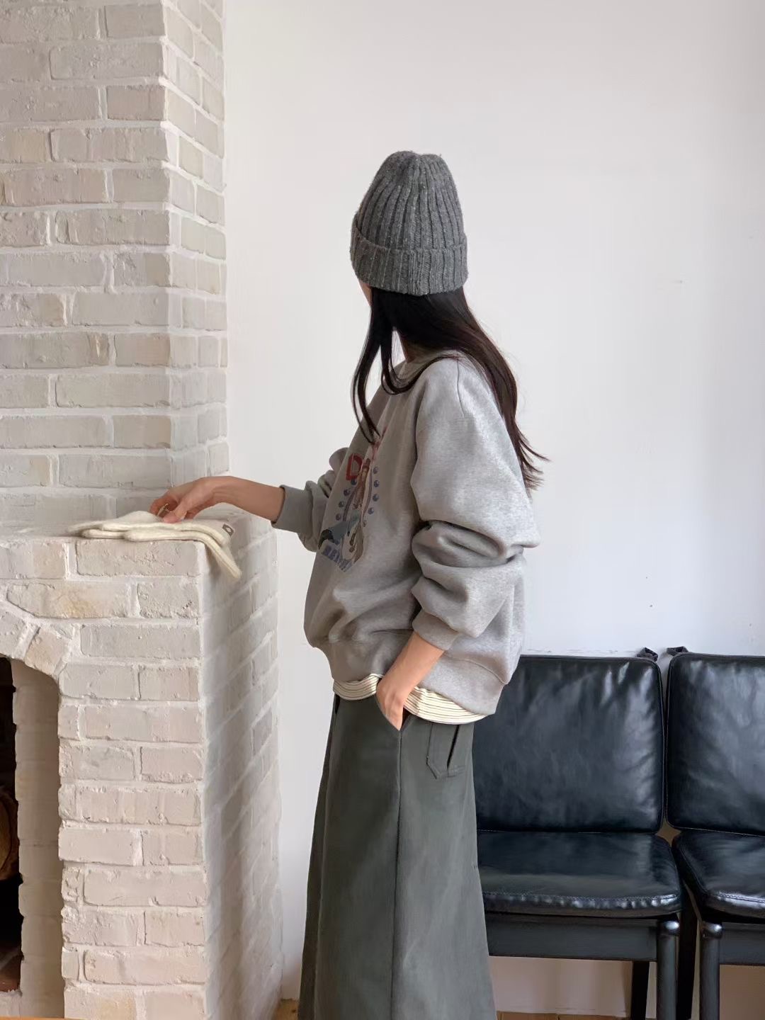 NOMAD東大門㊣代購女裝新款休閑人氣真品時尚熱賣職業推薦衛衣NOMAD衛衣