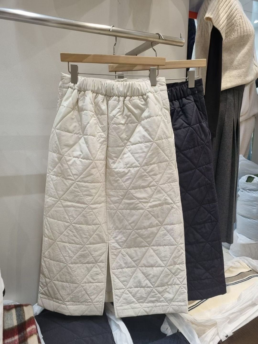 ALLU東大門㊣直郵女士新品時尚職業真品25秋冬休閑長裙填充SKALLU長裙