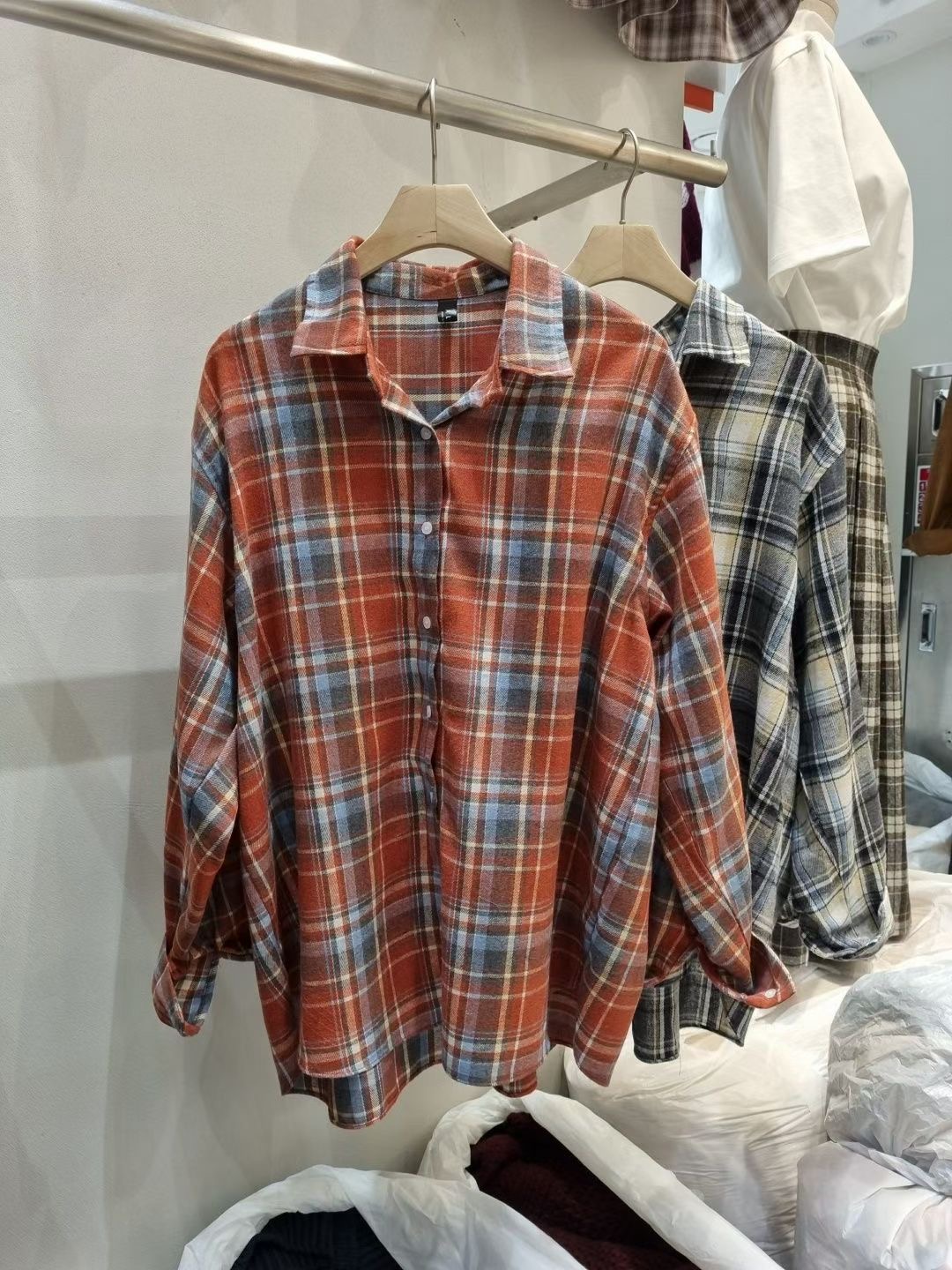 ALLU韓國直郵㊣女裝新款熱賣真品休閑職業推薦時尚襯衫蕾絲衫ALLU襯衫/蕾絲衫