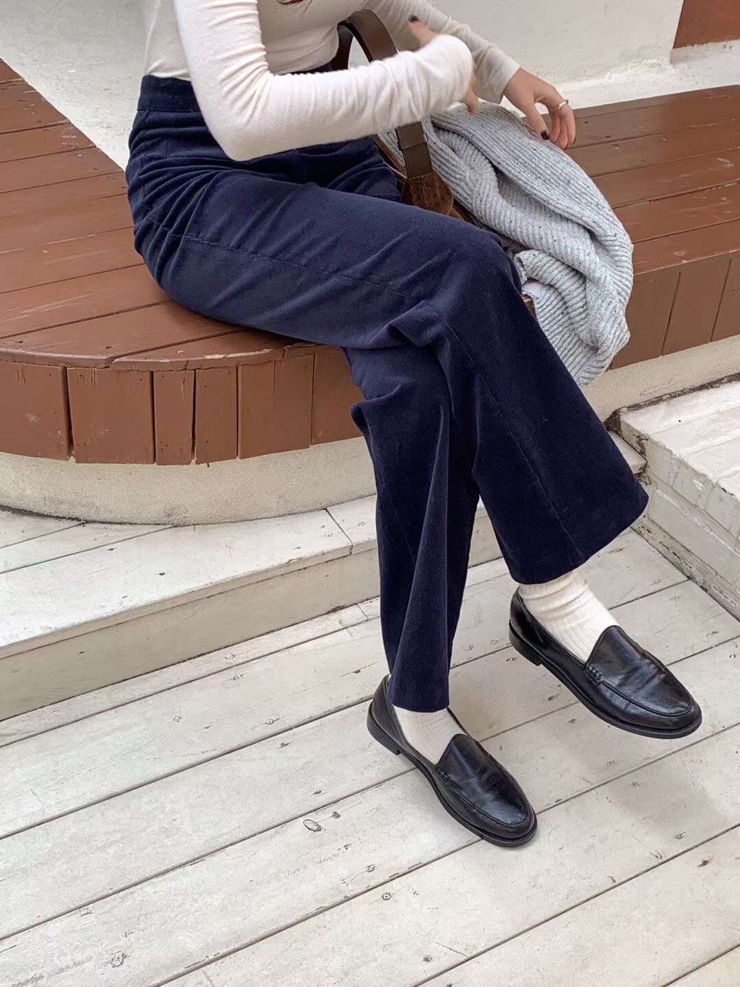 NOMAD東大門㊣實拍女士新品人氣推薦熱賣真品休閑牛仔褲燈心絨NOMAD牛仔褲圖色4