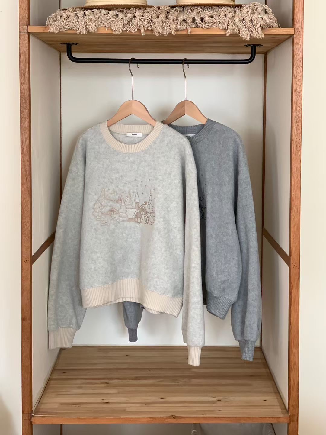 NOMAD東大門㊣實拍女士新款人氣推薦時尚職業熱賣25秋冬衛衣NOMAD衛衣