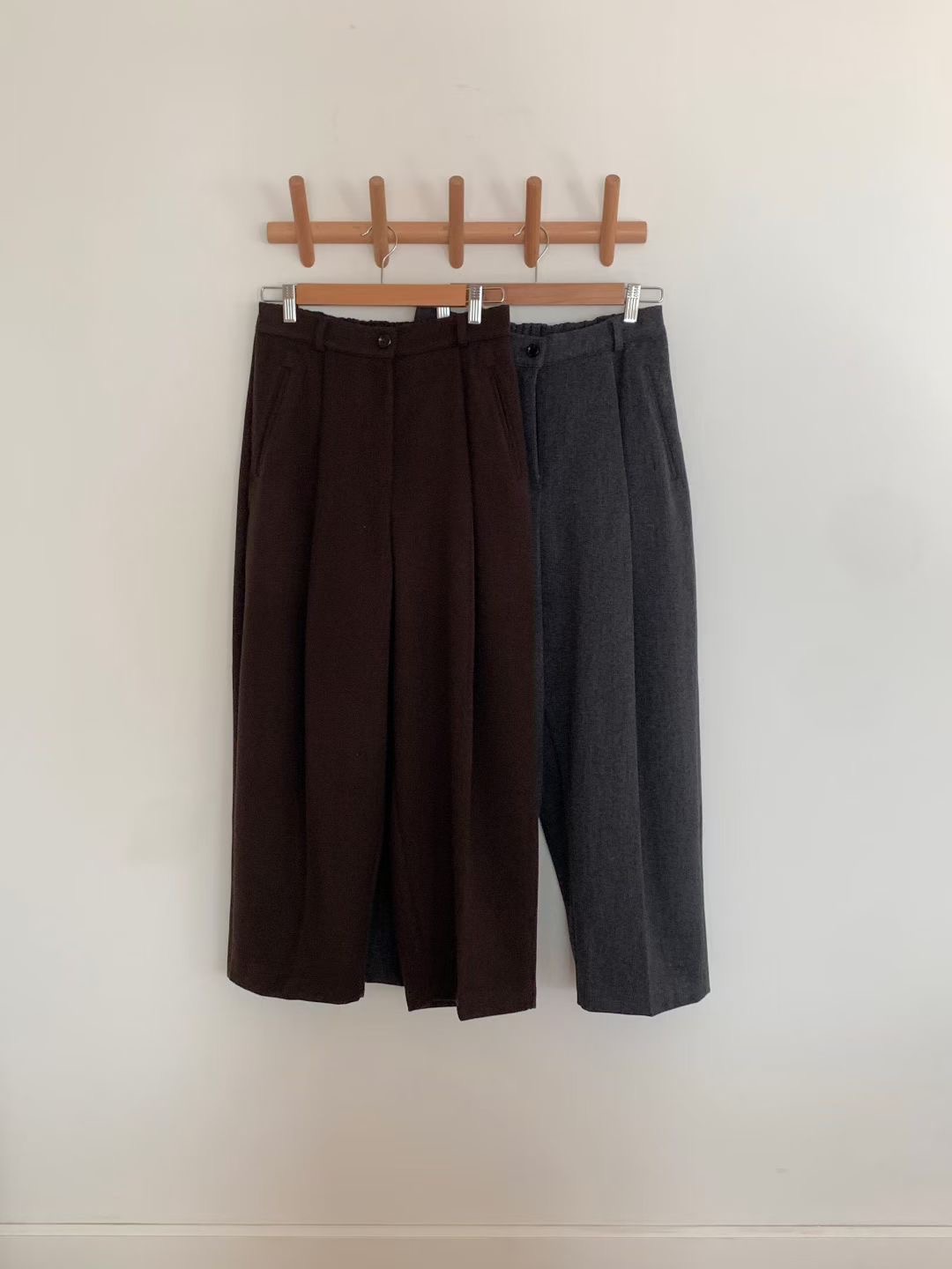 NOMAD韓國代購㊣女士新款人氣職業推薦熱賣25秋冬時尚休閑褲NOMAD休閑褲圖色2左二色