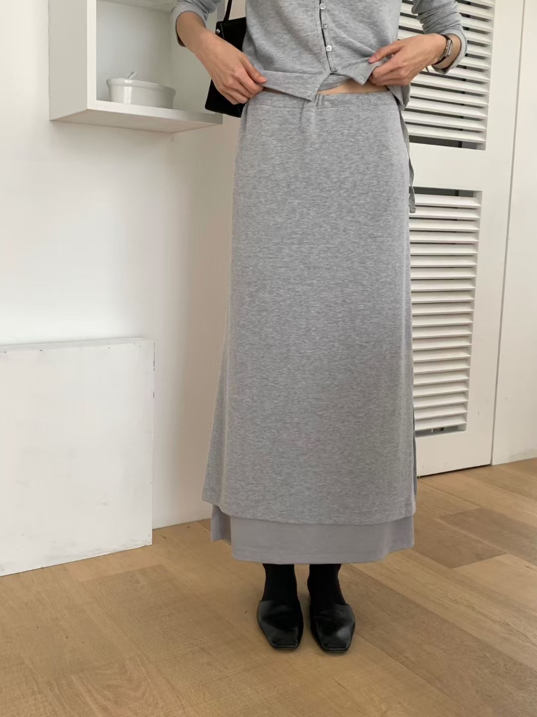 NOMAD韓國直郵㊣女士新款職業人氣休閑真品時尚25秋冬推薦長裙NOMAD長裙圖色1