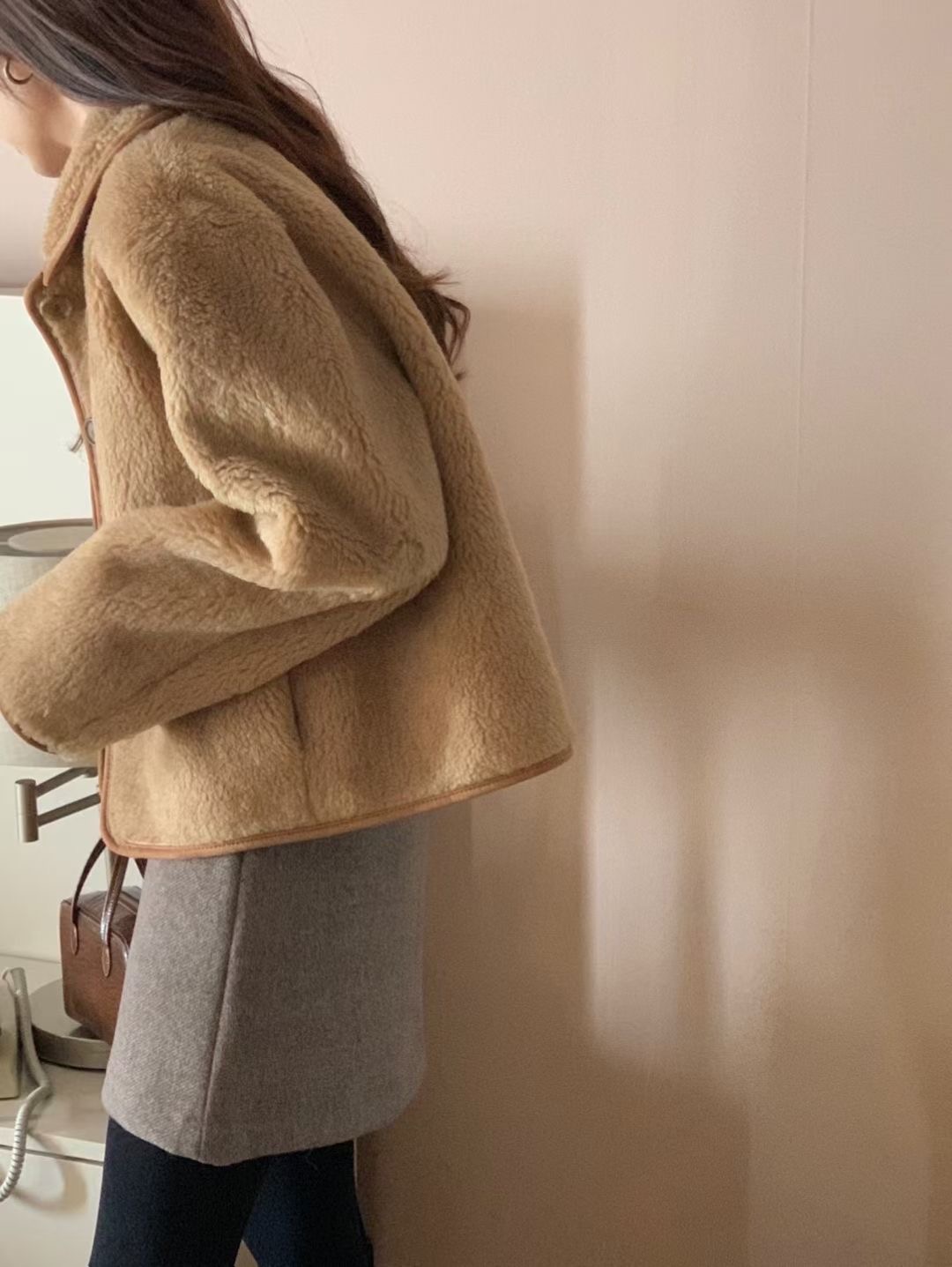 NOMAD東大門㊣實拍女裝新品職業休閑推薦時尚真品人氣短款大衣NOMAD短款大衣