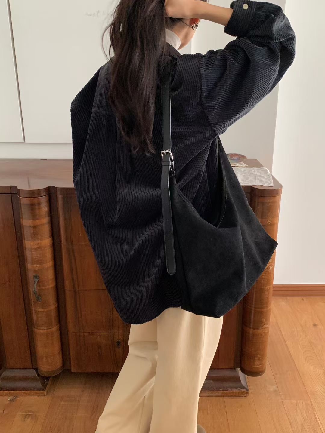 NOMAD東大門㊣實拍女士新品時尚推薦25秋冬襯衫蕾絲衫燈心絨NOMAD襯衫/蕾絲衫