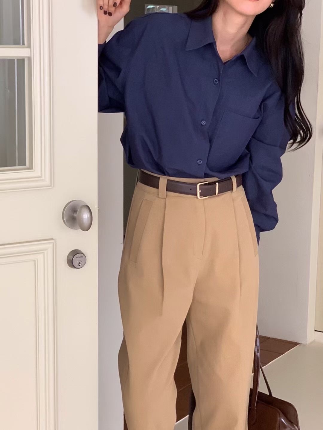 NOMAD東大門㊣實拍女裝新品熱賣職業推薦真品人氣襯衫蕾絲衫NOMAD襯衫/蕾絲衫圖色5