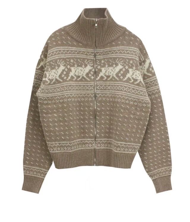 NOMAD東大門㊣實拍女裝新款熱賣時尚休閑25秋冬夾克拉鏈復古NOMAD夾克圖色2