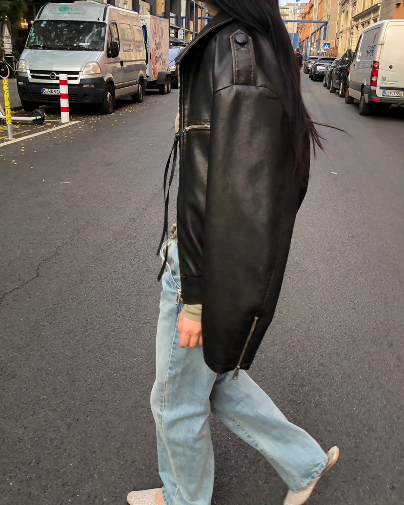 NOPROBLEM東大門㊣實拍女裝新款25秋冬推薦真品熱賣時尚牛仔褲NOPROBLEM牛仔褲