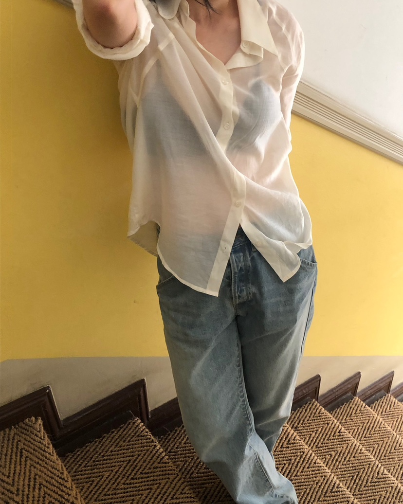 NOPROBLEM東大門㊣實拍女裝新款25秋冬推薦真品熱賣時尚牛仔褲NOPROBLEM牛仔褲