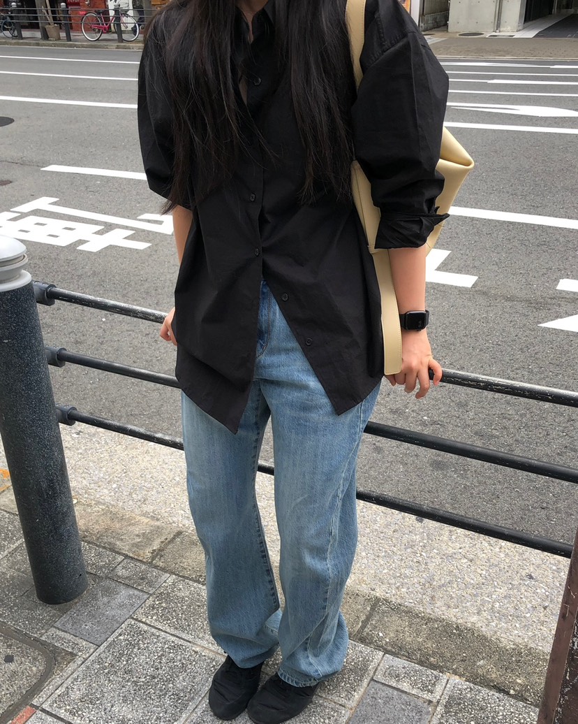 NOPROBLEM東大門㊣實拍女裝新款25秋冬推薦真品熱賣時尚牛仔褲NOPROBLEM牛仔褲