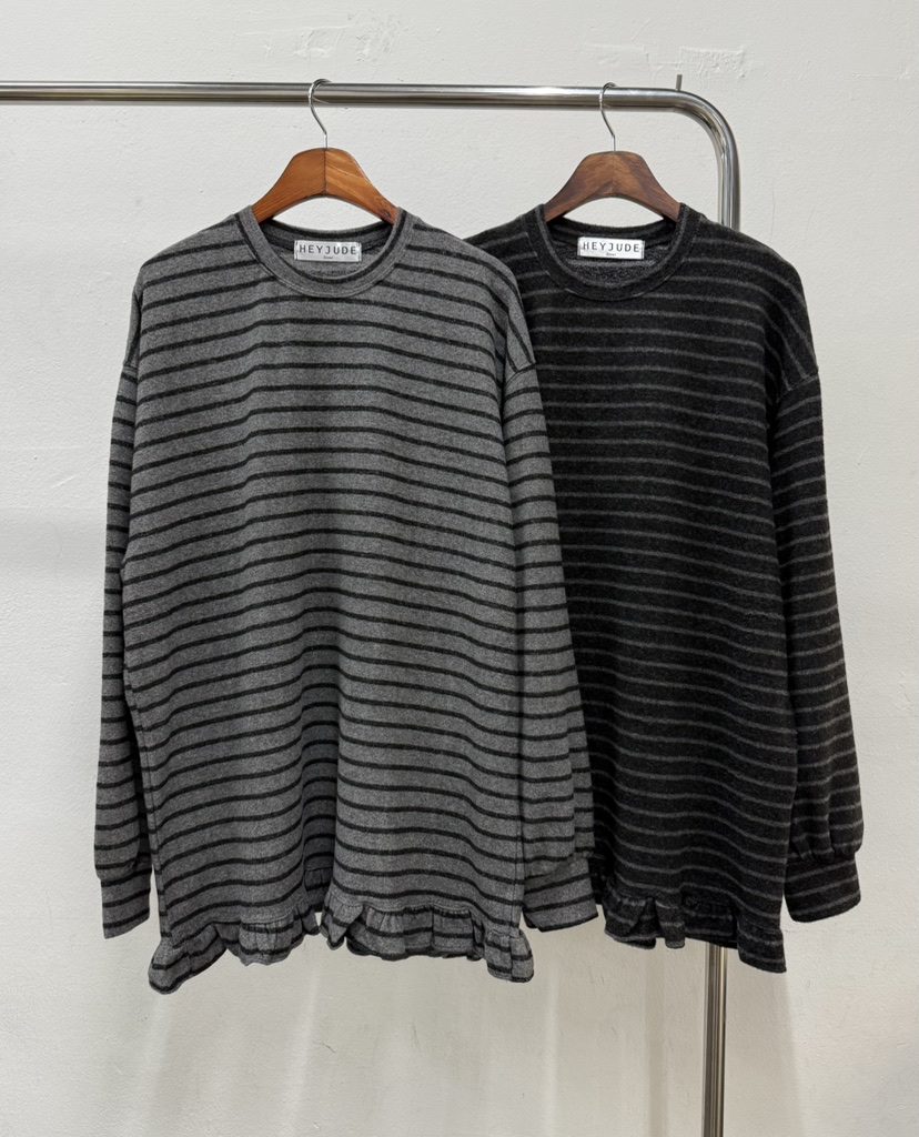 HEYJUDE東大門㊣代購女裝新品25秋冬熱賣人氣休閑真品長袖T恤HEYJUDE長袖T恤