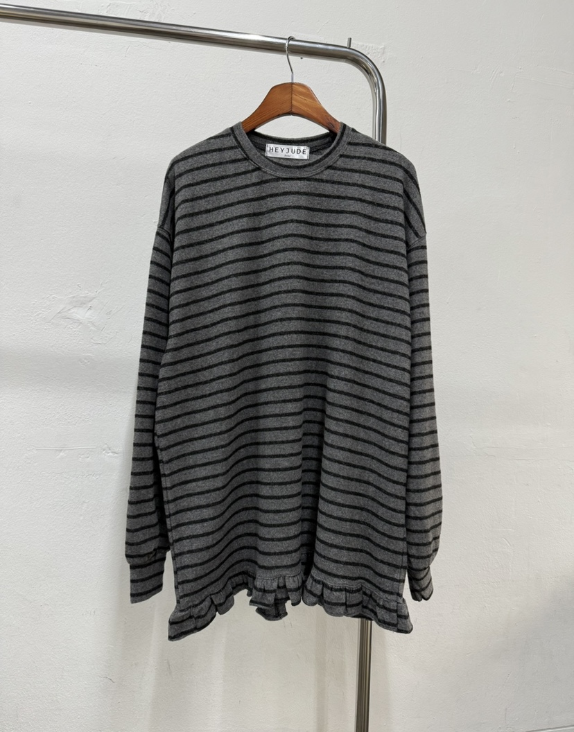 HEYJUDE東大門㊣代購女裝新品25秋冬熱賣人氣休閑真品長袖T恤HEYJUDE長袖T恤圖色2