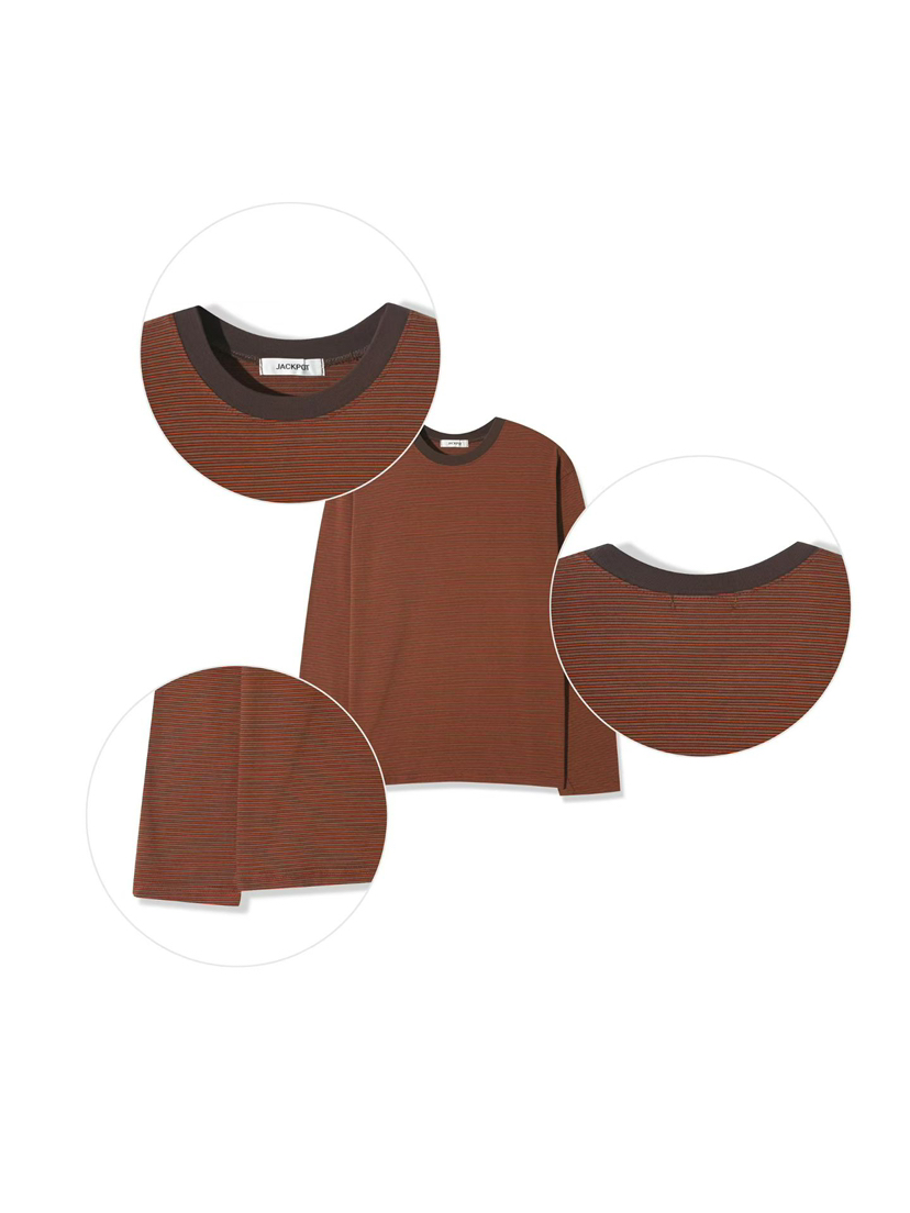 JACKPOT東大門㊣實拍女士新款人氣25秋冬職業長袖T恤男女同款JACKPOT長袖T恤