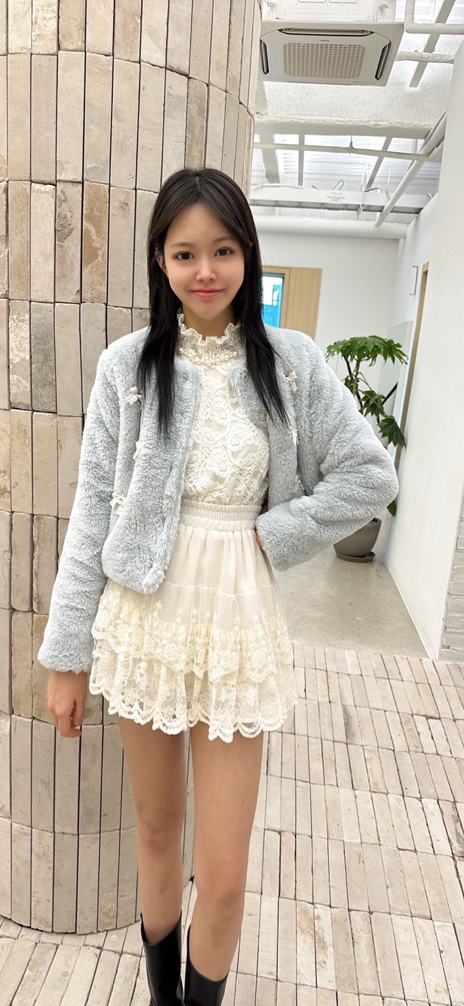 YARD韓國直郵㊣女裝新品職業人氣時尚真品熱賣夾克毛皮刺繡YARD夾克