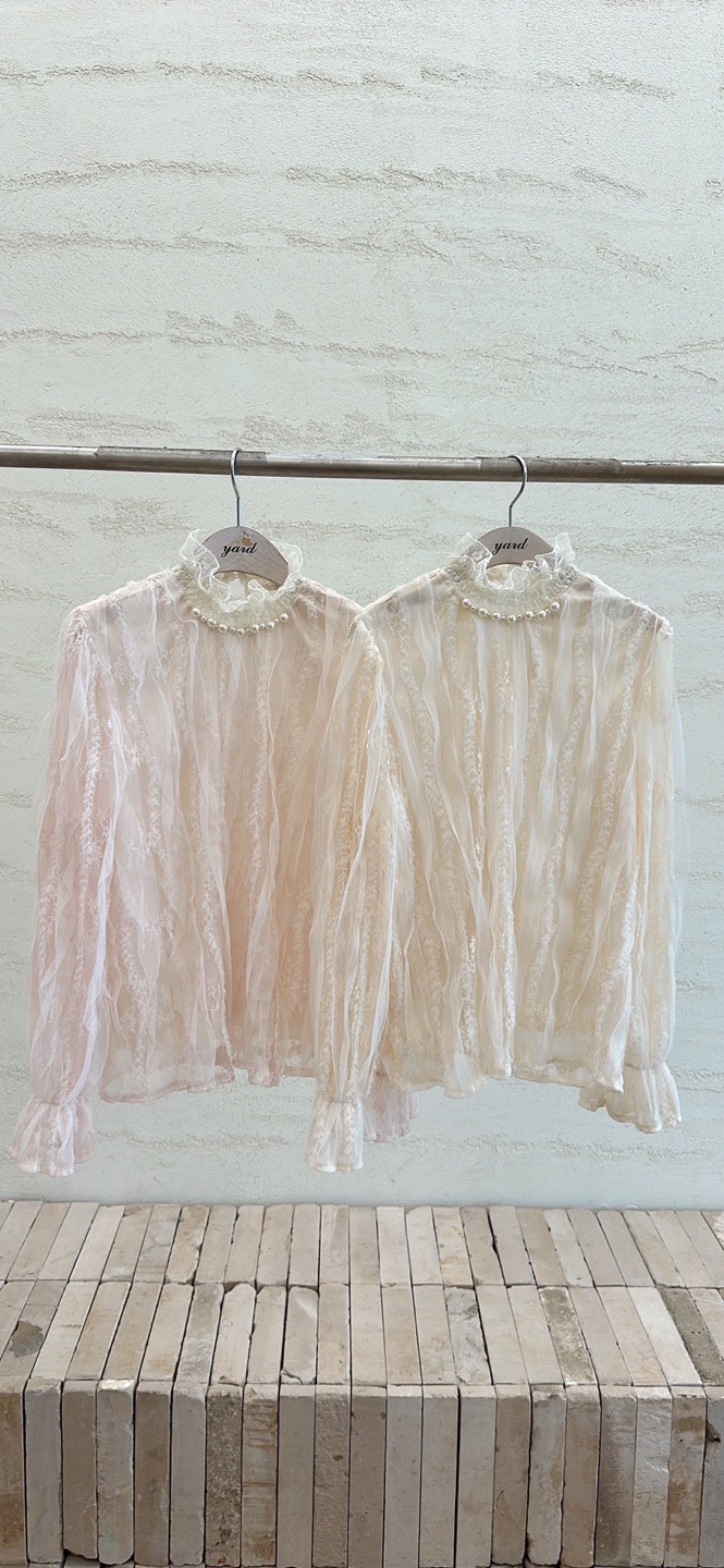 YARD東大門㊣直郵女裝新款熱賣25秋冬真品人氣時尚襯衫蕾絲衫YARD襯衫/蕾絲衫