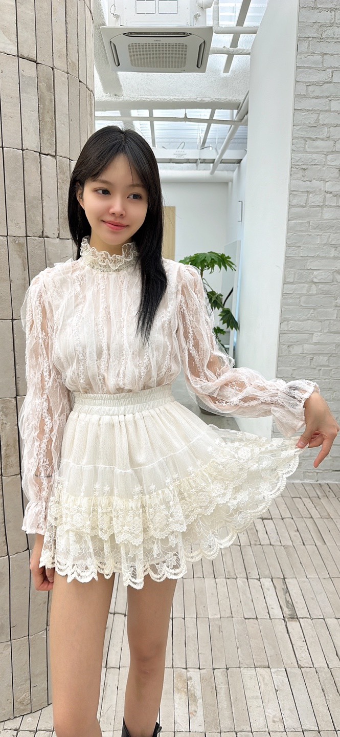 YARD東大門㊣直郵女裝新款熱賣25秋冬真品人氣時尚襯衫蕾絲衫YARD襯衫/蕾絲衫