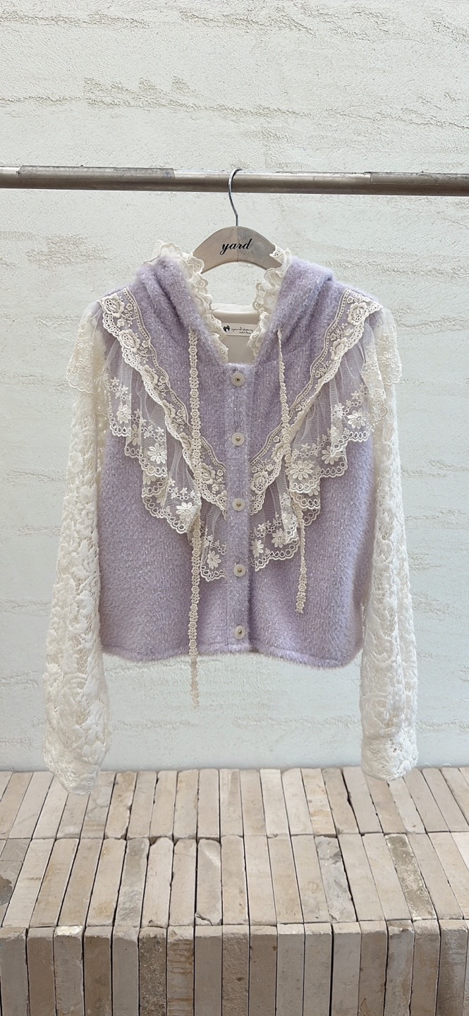 YARD韓國直郵㊣女士新款職業人氣推薦熱賣襯衫蕾絲衫連帽衫YARD襯衫/蕾絲衫圖色1