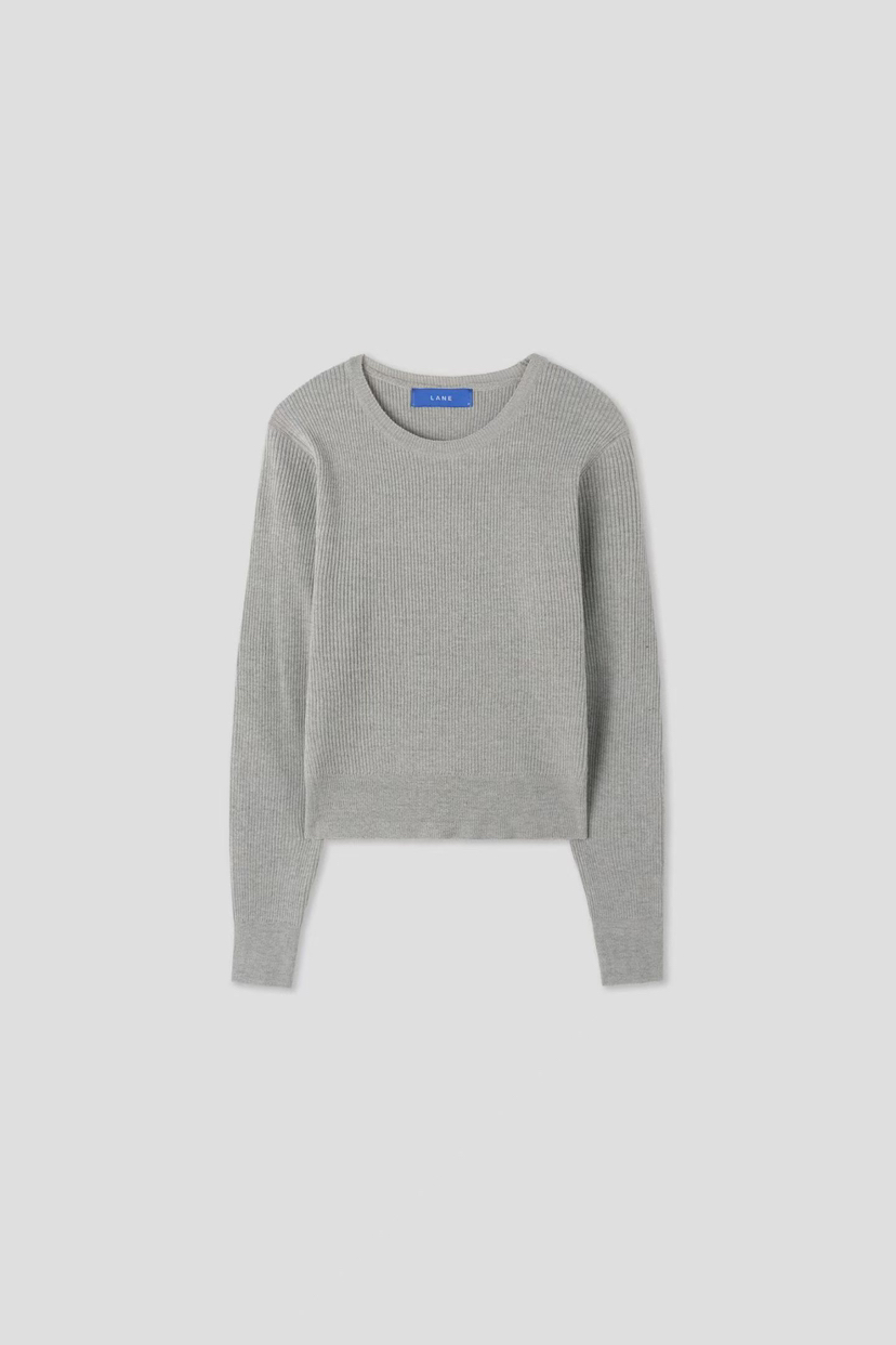 LANE東大門㊣實拍女士新款真品時尚推薦熱賣人氣針織衫短款LANE針織衫圖色1