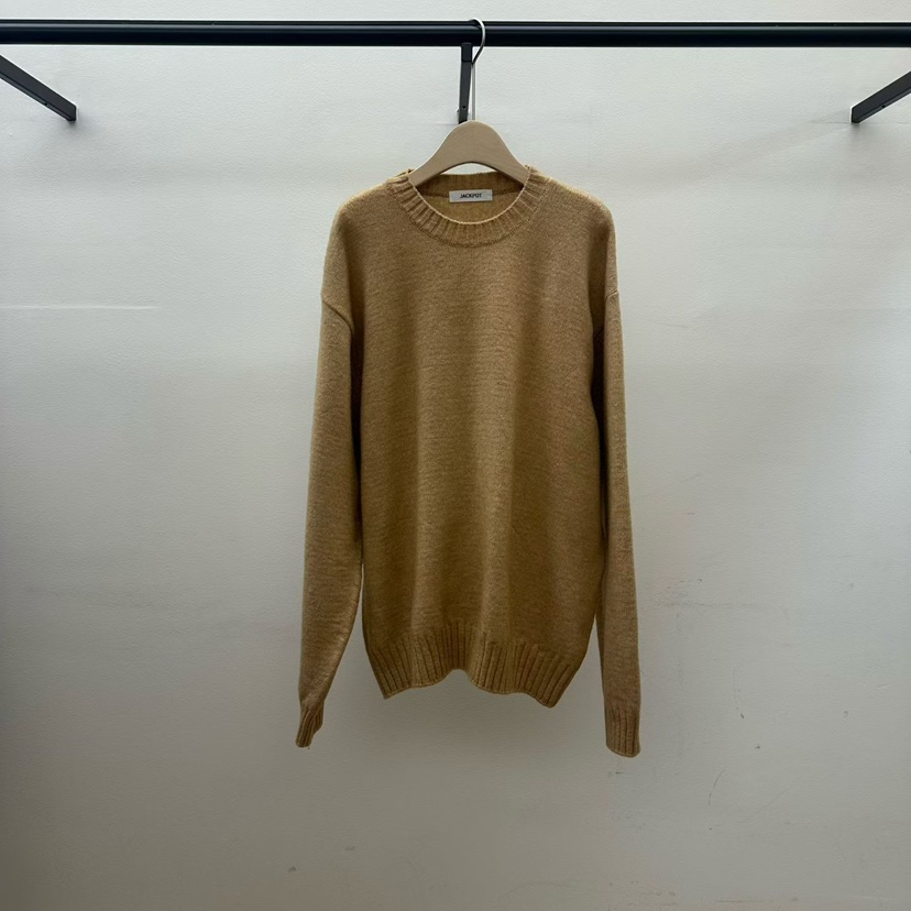 JACKPOT東大門㊣直郵女裝新品推薦熱賣25秋冬休閑毛衣男女同款JACKPOT毛衣圖色3