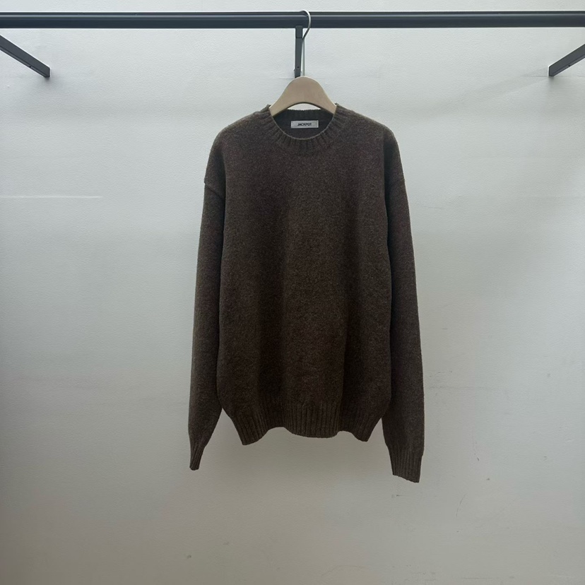 JACKPOT東大門㊣直郵女裝新品推薦熱賣25秋冬休閑毛衣男女同款JACKPOT毛衣圖色4