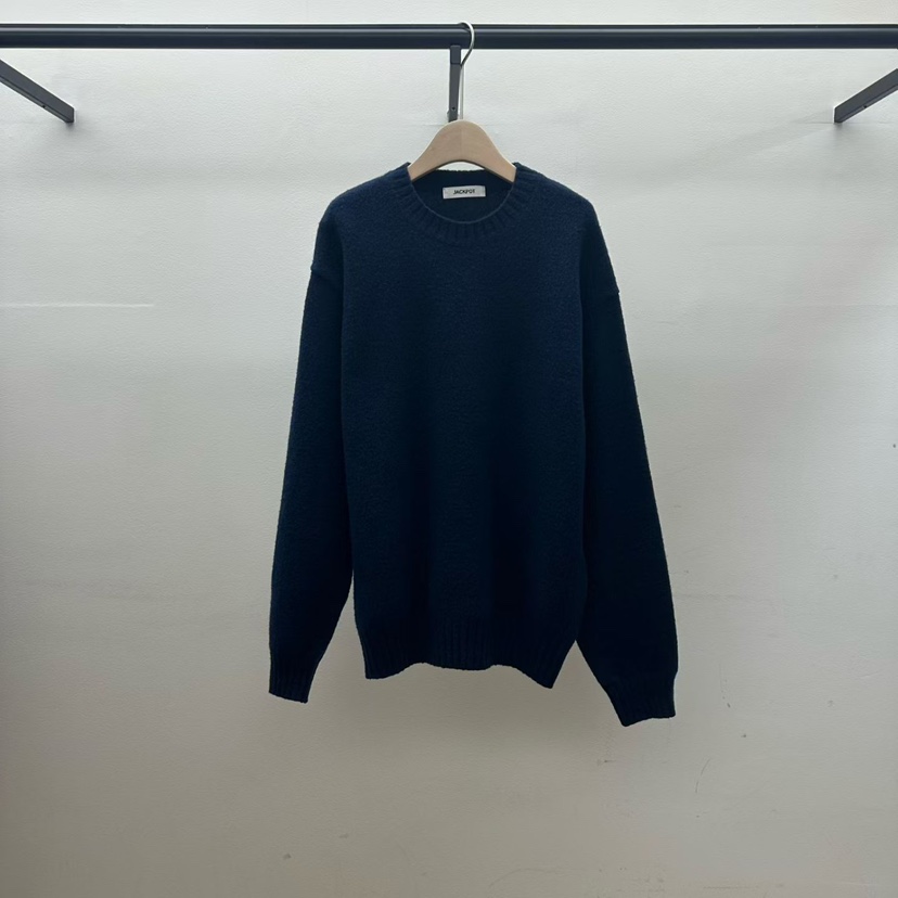 JACKPOT東大門㊣直郵女裝新品推薦熱賣25秋冬休閑毛衣男女同款JACKPOT毛衣圖色5