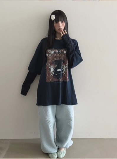 CLODE東大門㊣代購女士新品職業熱賣推薦真品長袖T恤假兩件CLODE長袖T恤圖色4