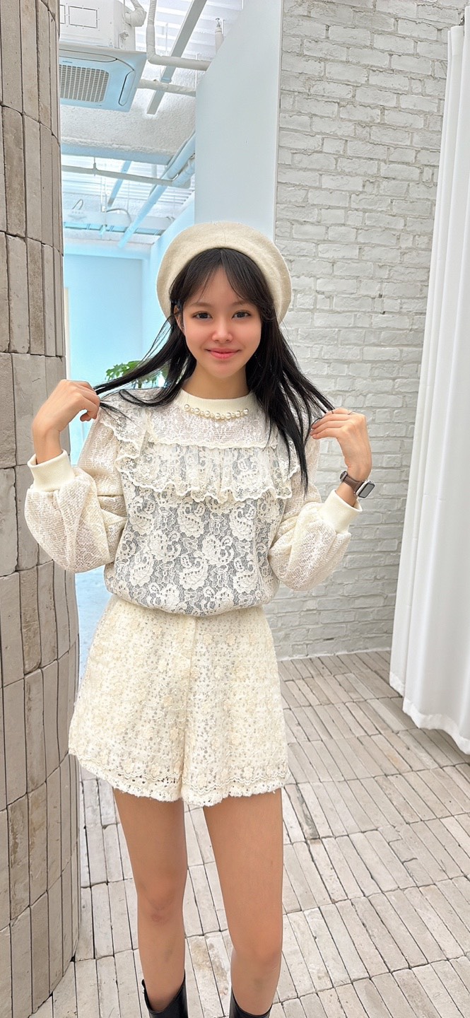 YARD東大門㊣代購女裝新款25秋冬真品推薦時尚人氣襯衫蕾絲衫YARD襯衫/蕾絲衫