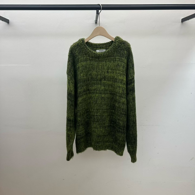 JACKPOT東大門㊣實拍女士新款時尚職業真品25秋冬毛衣男女同款JACKPOT毛衣圖色2