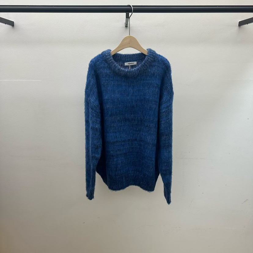 JACKPOT東大門㊣實拍女士新款時尚職業真品25秋冬毛衣男女同款JACKPOT毛衣圖色3