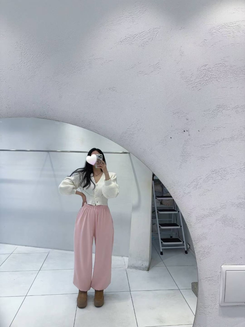 ENDOLPHIN韓國直郵㊣女士新款真品熱賣推薦職業25秋冬休閑褲抓絨ENDOLPHIN休閑褲圖色2